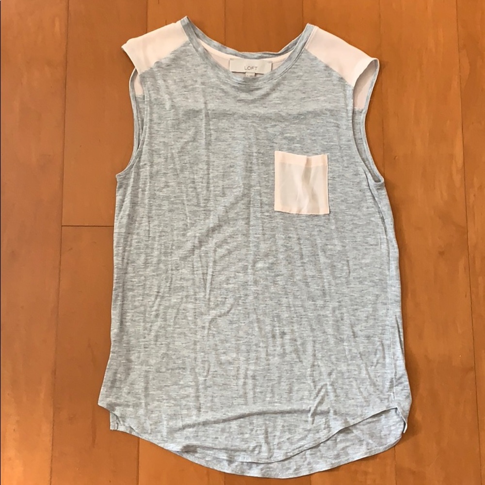 LOFT Two Toned Top